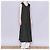 Autre Marque AEWEN MATOPH Baumwoll-Polyester-Kleid mit U-Ausschnitt Schwarz - Ansicht 3