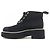 Timeless Stivaletti CHANEL LACE UP Grogram Nero - vista 2