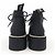 Timeless Stivaletti CHANEL LACE UP Grogram Nero - vista 5