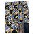 Kenzo Pañuelo de Seda Estampado Patos Castaño Negro Azul Dorado - vista 2
