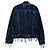 Autre Marque Bianca Saunders Lexxus 23 Distressed Denim Jacke Blau - Ansicht 2