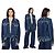 Autre Marque Bianca Saunders Lexxus 23 Distressed Denim Jacke Blau - Ansicht 3