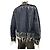 Autre Marque Bianca Saunders Lexxus 23 Distressed Denim Jacke Blau - Ansicht 8