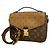 Borsa Tote Louis Vuitton Monogram Reverse Pochette Metis MM Marrone