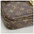 Borsa Tote Louis Vuitton Monogram Reverse Pochette Metis MM Marrone - vista 6