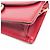 Borsa a tracolla in pelle Gucci GG Marmont Double G 589474 da donna Rosso - vista 5