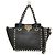 Piccola borsa Valentino Garavani Lock Studs Nero