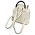 Zaino in pelle da donna Gucci Bamboo 370833 Bianco sporco - vista 9