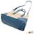 Prada Saffiano Double Bag Medium BN2775 Blu Beige  - vista 2