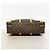 Borsa Louis Vuitton Boston Monogram Sirius 45 Marrone - vista 3
