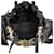 Borsa Prada Black Tessuto Python Print Bow Nero  - vista 4