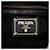 Borsa Prada Black Tessuto Python Print Bow Nero  - vista 5