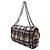 Chanel Blue CC Tweed Print Nylon Single Flap Blu navy - vista 2