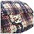 Chanel Blue CC Tweed Print Nylon Single Flap Blu navy - vista 7