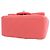 Chanel Mini Square Classic Lambskin Single Flap Rosa - vista 3