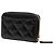 Chanel Black CC gestepptes Caviar Zip-Geldbeutel Schwarz - Ansicht 2