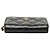 Chanel Black CC gestepptes Caviar Zip-Geldbeutel Schwarz - Ansicht 3