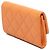 Tarjetero Chanel Orange Quilted Caviar 19 Flap Naranja - vista 2