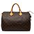 Louis Vuitton Marrone Monogram Speedy 35