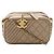Borsa a tracolla Chanel Gold Mini Quilted Lambskin Coco Boy D'oro