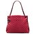 Neue Chanel Bubble Tote aus gestepptem irisierendem rotem Kalbsleder, Größe Large