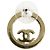 Orecchini Chanel Gold CC placcati oro e strass, rotondi, chiusura a perno D'oro - vista 7