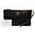 Gaufre Clutch con polsino in nappa gofrata nera Prada Nero - vista 7