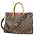 Borsa Louis Vuitton Monogram Pallas in Aurore