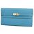 Hermès Hermes Kelly Long Wallet in Azure Blau