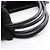 Borsa Tote Chanel Cambon Line Medium Nero - vista 8