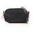 Chanel Matelassé Camera Bag Black Dark red