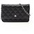 Timeless Borsa a tracolla Chanel Matelassé in pelle Caviar Nero