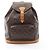Zaino/Borsa Louis Vuitton Montsouris GM Marrone