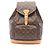 Zaino/Borsa Louis Vuitton Montsouris GM Marrone