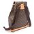 Zaino/Borsa Louis Vuitton Montsouris GM Marrone - vista 2