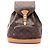 Zaino/Borsa Louis Vuitton Montsouris MM Marrone