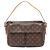 Borsa a Spalla Louis Vuitton Vivacite GM Marrone Monogramma