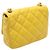 Borsa a Spalla Chanel Mini Matelassé Giallo - vista 2