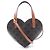Céline Celine TEEN COEUR Triomphe Borsa a forma di cuore Marrone Nero