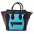 Céline Borsa Celine Luggage Mini Shopper Marrone Nero Blu