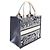 Christian Dior Dior Book Tote Small Cru Azul marinho - vista 2