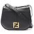 Borsa a Spalla Fendi Camon Medium Nero