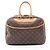 Borsa vanity bowling Deauville Louis Vuitton Marrone Monogramma