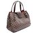 Borsa Louis Vuitton Greet Marrone Damier ebene - vista 2