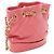 Borsa a tracolla Chanel Matelassé in agnello rosa - vista 2