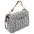 Borsa a Spalla Chanel Matelassé Faux Pearl Nero Bianco - vista 2