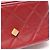 Borsa a tracolla Chanel Matelassé Small in Bordeaux Bordò - vista 8