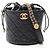 Timeless Borsa a secchiello Chanel Matelassé con coulisse Nero