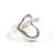 Tiffany & Co Tiffany Open Heart Elsa Peretti Ring Silber