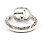 GUCCI Double G Key Motif Ring Silber - vista 2